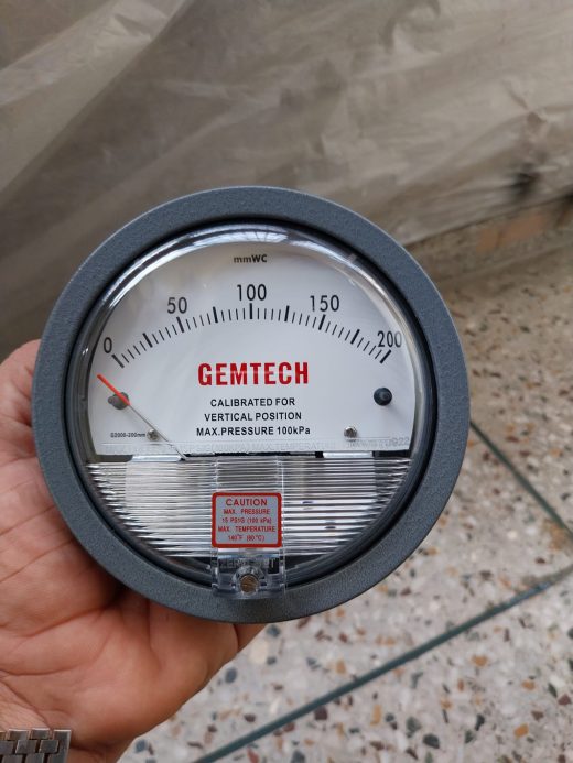 GEMTECH Differential Pressure Gauge From Maharajpura Industrial Area Gwalior Madhya Pradesh